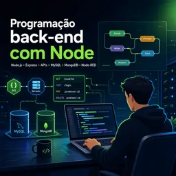 Imagem do Curso gratuito Programação back-end com Node
