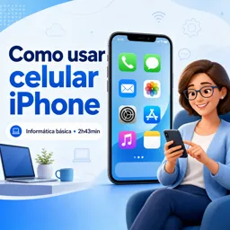 Imagem do Curso gratuito Como usar celular Iphone