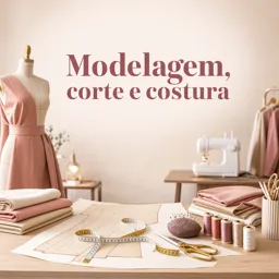 Imagem do Curso gratuito Modelagem, corte e costura