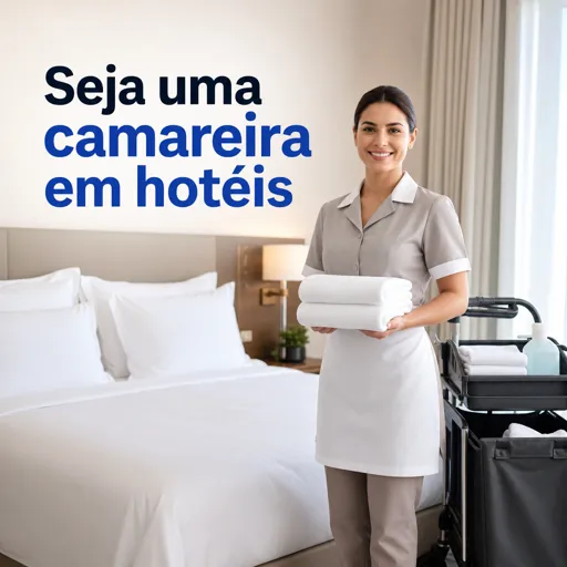 Imagem do Curso gratuito Seja uma camareira em hotéis