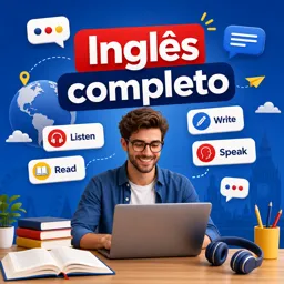 Imagem do Curso gratuito Inglês completo