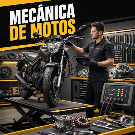 Imagem do Curso gratuito Mecânica de motos