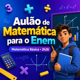 Imagem do Curso gratuito Aulão de Matemática para o Enem