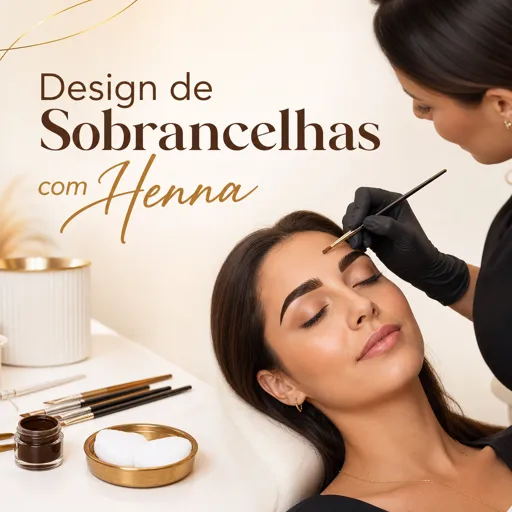 Imagem do Curso gratuito Design de sobrancelhas com Henna