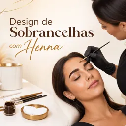 Imagem do Curso gratuito Design de sobrancelhas com Henna