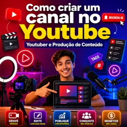 Imagem do Curso gratuito Como criar um canal no Youtube