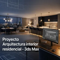 Imagen del curso gratis Proyecto Arquitectura interior residencial - 3ds Max