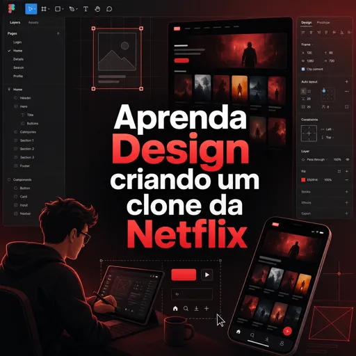 Imagem do Curso gratuito Aprenda Design criando um clone da Netflix