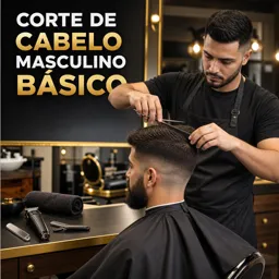 Imagem do Curso gratuito Corte de cabelo masculino básico