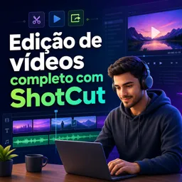 Imagem do Curso gratuito Edição de vídeos completo com ShotCut