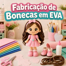 Imagem do Curso gratuito Fabricação de Bonecas em EVA