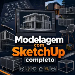 Imagem do Curso gratuito Modelagem com SketchUp completo