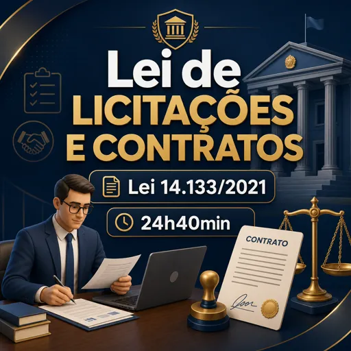 Imagem do Curso gratuito Lei de licitações e contratos