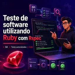 Imagem do Curso gratuito Teste de software utilizando Ruby com Rspec