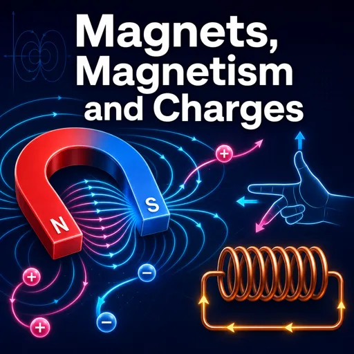 Free Course Image Magnets, Magnetism and Charges