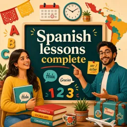 Free Course Image Spanish lessons complete
