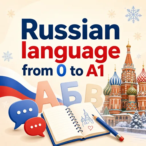 Free Course Image Russian language from 0 to A1