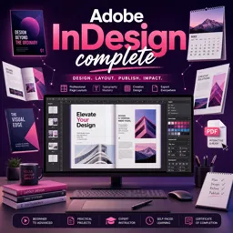 Free Course Image Adobe InDesign complete