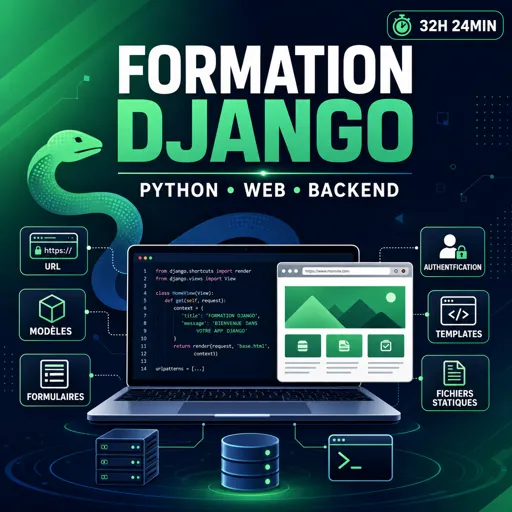 Image de cours gratuite Formation Django