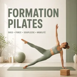 Image de cours gratuite Formation Pilates
