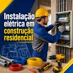 Imagem do Curso gratuito Instalação elétrica em construção residencial