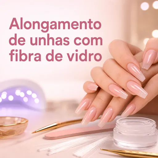 Imagem do Curso gratuito Alongamento de unhas com fibra de vidro