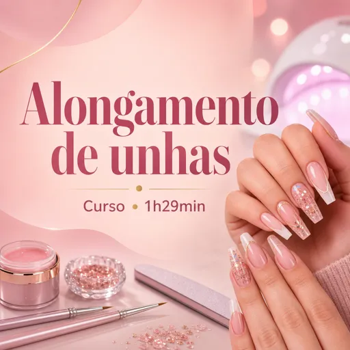 Imagem do Curso gratuito Alongamento de unhas