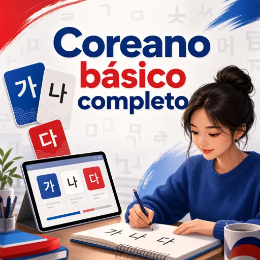 Imagem do Curso gratuito Coreano básico completo