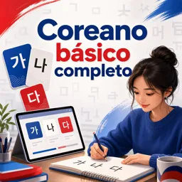 Imagem do Curso gratuito Coreano básico completo