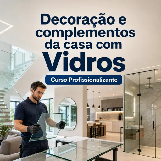 Imagem do Curso gratuito Decoração e complementos da casa com Vidros