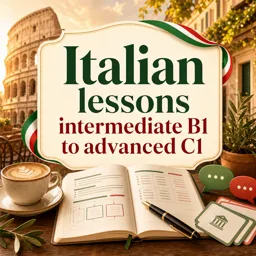 Free Course Image Italian lessons intermediate B1 to advanced C1