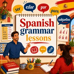 Free Course Image Spanish grammar lessons