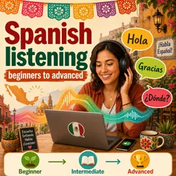 Free Course Image Spanish listening beginners to advanced