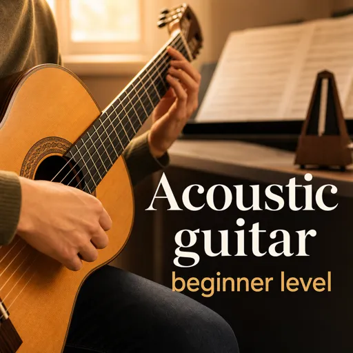 Free Course Image Acoustic guitar beginner level