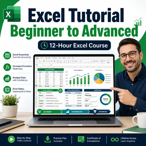 Free Course Image Excel tutorial beginner to advanced