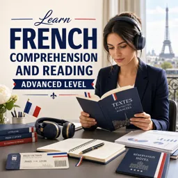 Free Course Image Learn French comprehension and reading advanced level