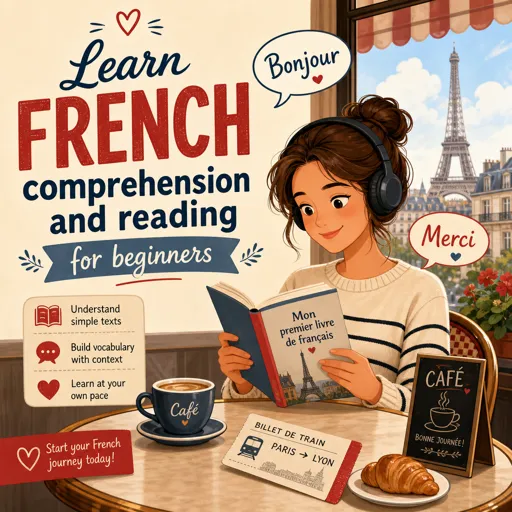 Free Course Image Learn French comprehension and reading for beginners