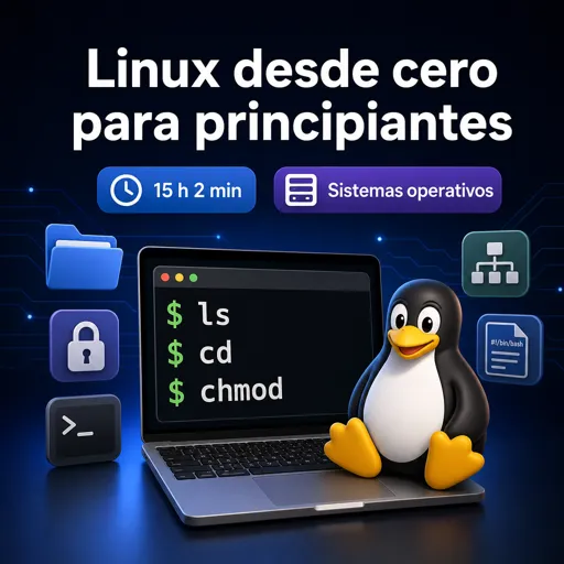Imagen del curso gratis Linux desde cero para principiantes