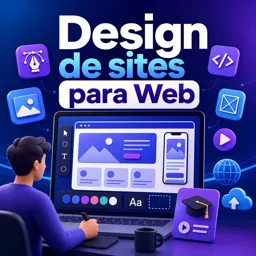 Imagem do Curso gratuito Design de sites para Web