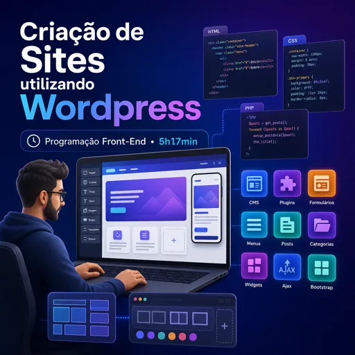 Imagem do Curso gratuito Criação de Sites utilizando Wordpress
