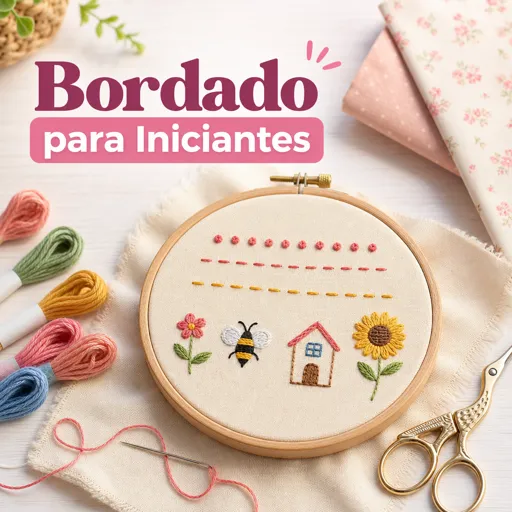 Imagem do Curso gratuito Bordado para iniciantes