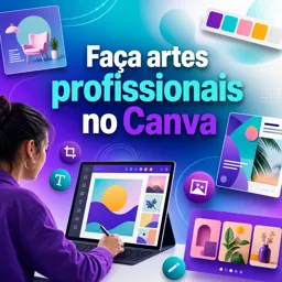 Imagem do Curso gratuito Faça artes profissionais no Canva