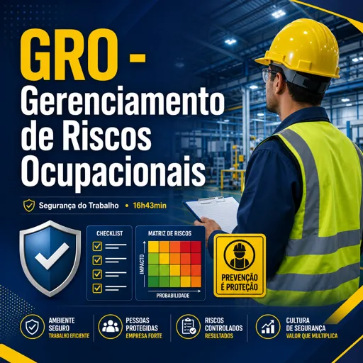 Imagem do Curso gratuito GRO - Gerenciamento de Riscos Ocupacionais