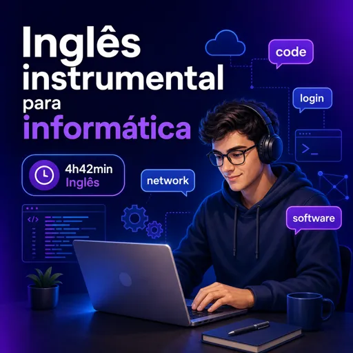 Imagem do Curso gratuito Inglês instrumental para informática
