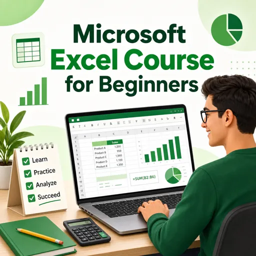 Free Course Image Microsoft Excel course for beginners