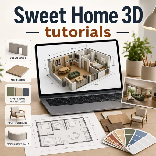 Free Course Image Sweet Home 3D tutorials