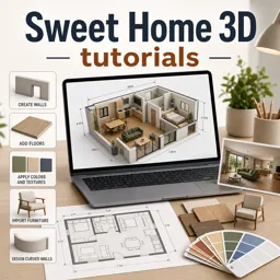 Free Course Image Sweet Home 3D tutorials