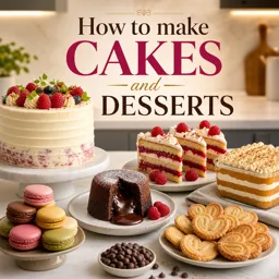 Free Course Image How to make cakes and desserts