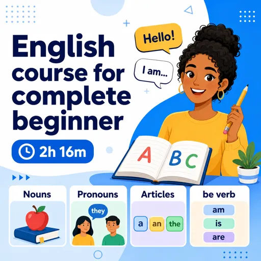 Free Course Image English course for complete beginner