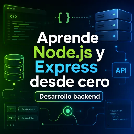 Imagen del curso gratis Aprende Node.js y Express desde cero